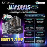 JOI Gaming Ultra PC 7170 (Intel??® Core™ Ultra 7-265K-32GB RAM-1TB SSD-RTX5070 Ti-DOS)