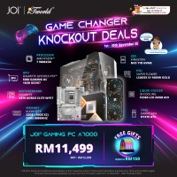 JOI Gaming PC A7000 (AMD Ryzen 7 9800X3D/32GB RAM/1TB SSD/RTX5080/DOS)