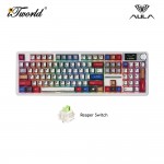 AULA F108 PRO Comic Multi Mode Mechanical Keyboard with Reaper Switch 