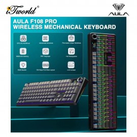 AULA F108 PRO Comic Multi Mode Mechanical Keyboard with Reaper Switch 
