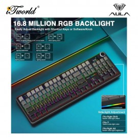 AULA F108 PRO Comic Multi Mode Mechanical Keyboard with Reaper Switch 
