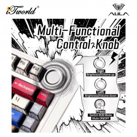 AULA F75MAX Comic Multi Mode Mechanical Keyboard with Reaper Switch 