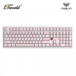 AULA F108 PRO V2 Pink Multi Mode Mechanical Keyboard with Mint Switch