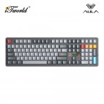 AULA F108 PRO V2 Gray Multi Mode Mechanical Keyboard with Seascape Switch