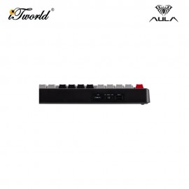AULA F75MAX Black Grey Red Multi Mode Mechanical Keyboard with Reaper Switch