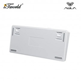 AULA F75 White Gradient Purple Multi Mode Mechanical Keyboard with Star Vector Switch 