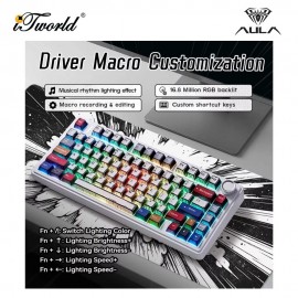 AULA F75 Comic Multi Mode Mechanical Gaming Keyboard with Reaper Switch