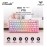 AULA F75 Multi Mode Mechanical Keyboard with Dream Sakura Switch (F75-Gradient P...