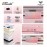 AULA F75 Multi Mode Mechanical Keyboard with Dream Sakura Switch (F75-Gradient P...