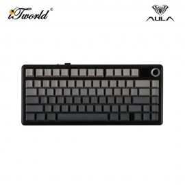 AULA F75MAX Gradient Grey Multi Mode Mechanical Keyboard with Reaper Switch 