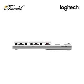 Logitech G915 X LIGHTSPEED Wireless Low-Profile Gaming Keyboard - Tactile | White