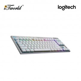 Logitech G915 X LIGHTSPEED TKL Wireless Low-Profile Gaming Keyboard - Tactile | White