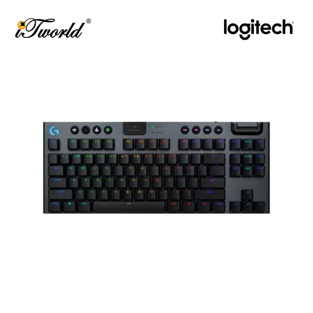 Logitech G915 X LIGHTSPEED TKL Wireless Low-Profile Gaming Keyboard - Linear | Black