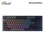 Tecware Veil 87 Pre-Built Pearl Linear Switch Mechanical Keyboard - Black TWKB-VEIL87BK-LNR