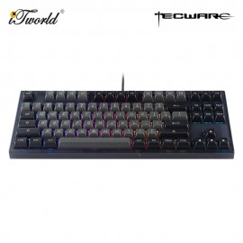 Tecware Veil 87 Pre-Built Pearl Linear Switch Mechanical Keyboard - Black TWKB-VEIL87BK-LNR
