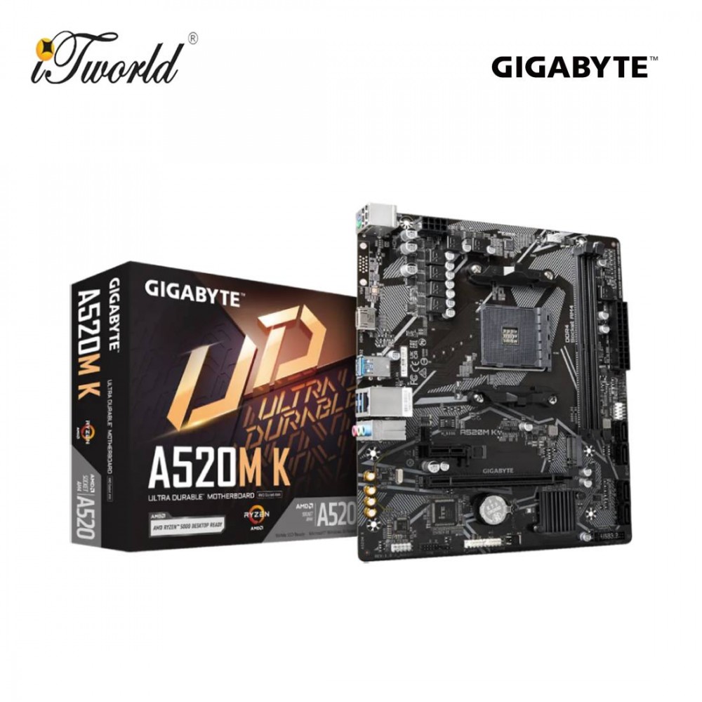 Gigabyte A520M K Motherboard