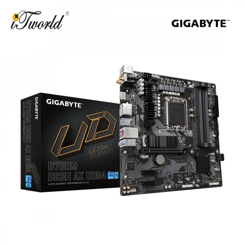 Gigabyte B760M DS3H AX DDR4 Motherboard