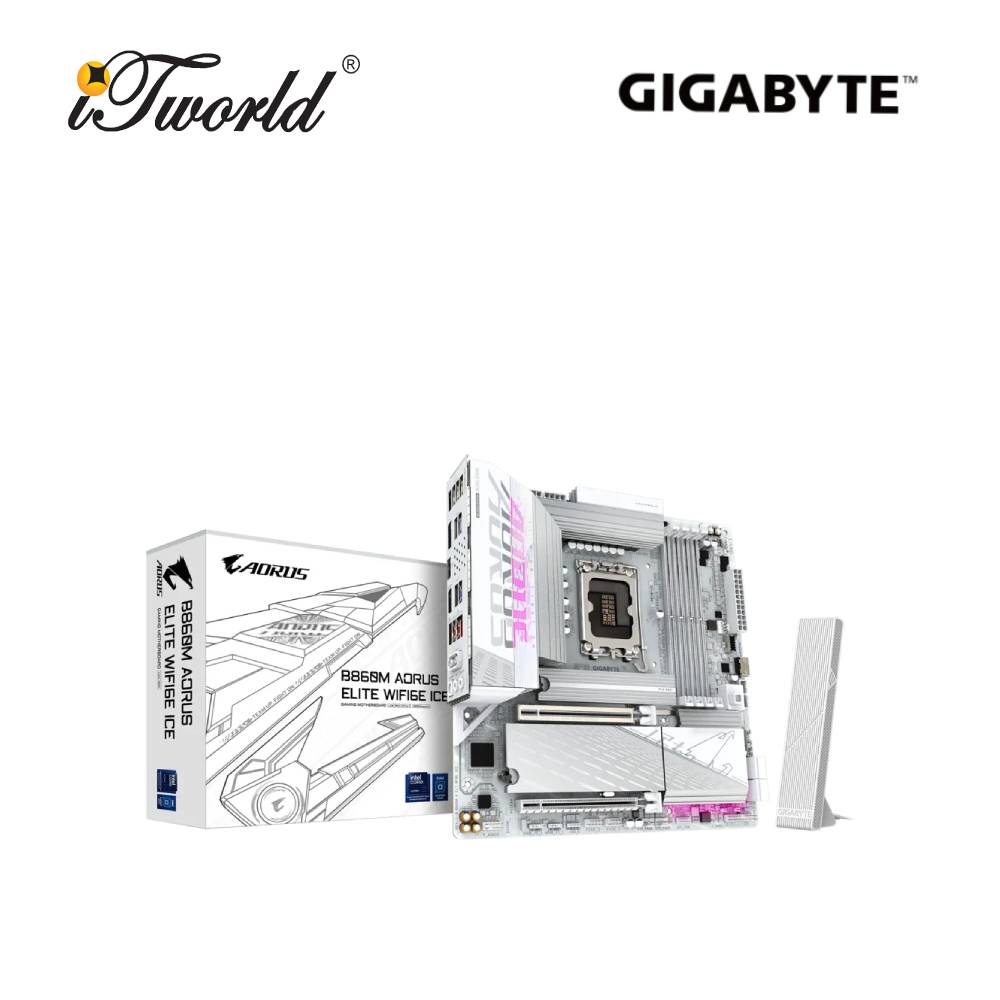 GIGABYTE B860M A ELITE WIFI6E ICE Motherboard 9MB86MLI6-00