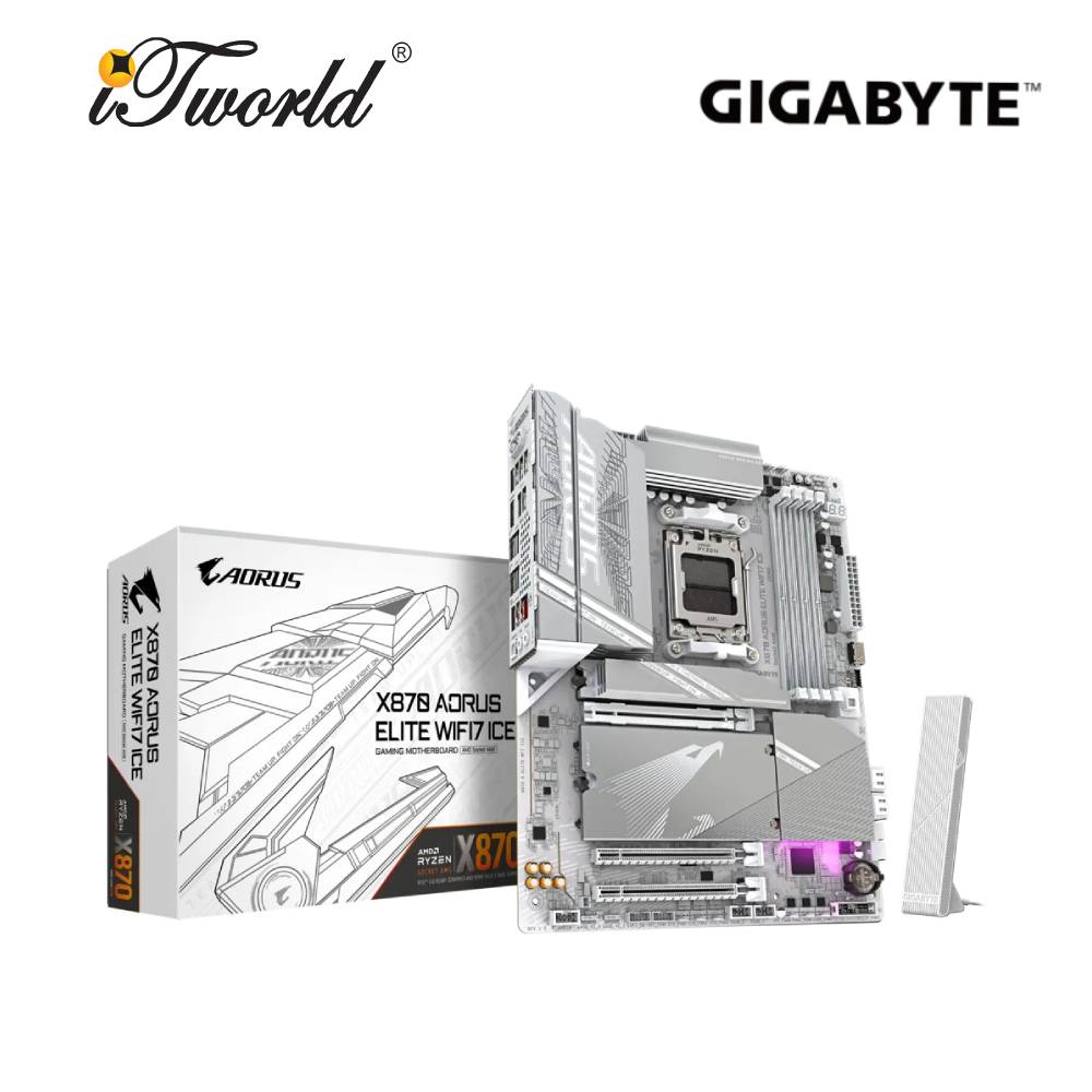 GIGABYTE X870 AORUS ELITE WIFI7 ICE MOTHERBOARD 9MX87ELE-00-G11