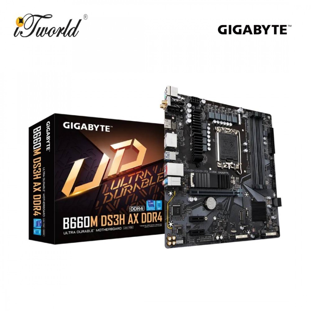 Gigabyte B660M DS3H AX DDR4 Motherboard