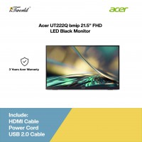 [Pre-order] Acer UT222Q bmip 21.5” FHD LED Black Monitor (UM.WW2SM.002) [ETA:3-5 working days]
