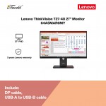 Lenovo ThinkVision T27-40 27" Monitor 64A5MAR6MY