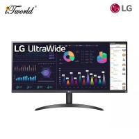 LG 34WQ500 34” UltraWide FHD VESA DisplayHDR 400 IPS Monitor with AMD FreeSync