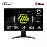 MSI MAG255F E20 24.5" Flat Rapid IPS FHD 200Hz Gaming Monitor (9S6-3BC21M-051)