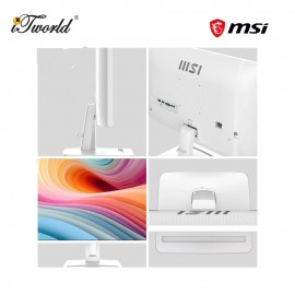 MSI PRO MP251W E2 120Hz 24.5" FHD Business Monitor - White (9S6-3PD4CM-019)