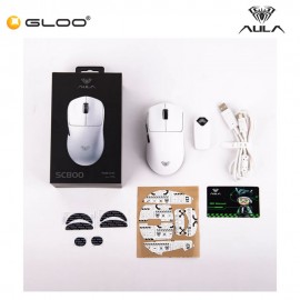 AULA SC800 Wireless Gaming Mouse - White