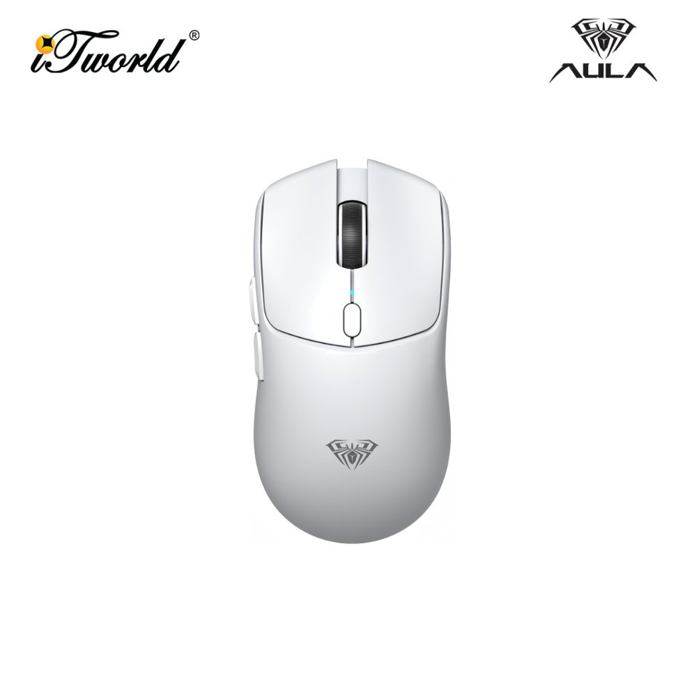 AULA SC580X Wireless Gaming Mouse - White