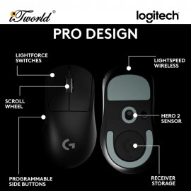 Logitech Pro X Superlight 2 DEX Lightspeed Wireless Gaming Mouse - White