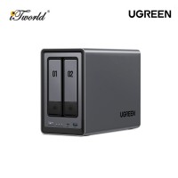 UGREEN NAS DXP2800 (Intel N100,2Bay,8GB RAM,Max Storage 76TB,Device Warranty 2Yrs)