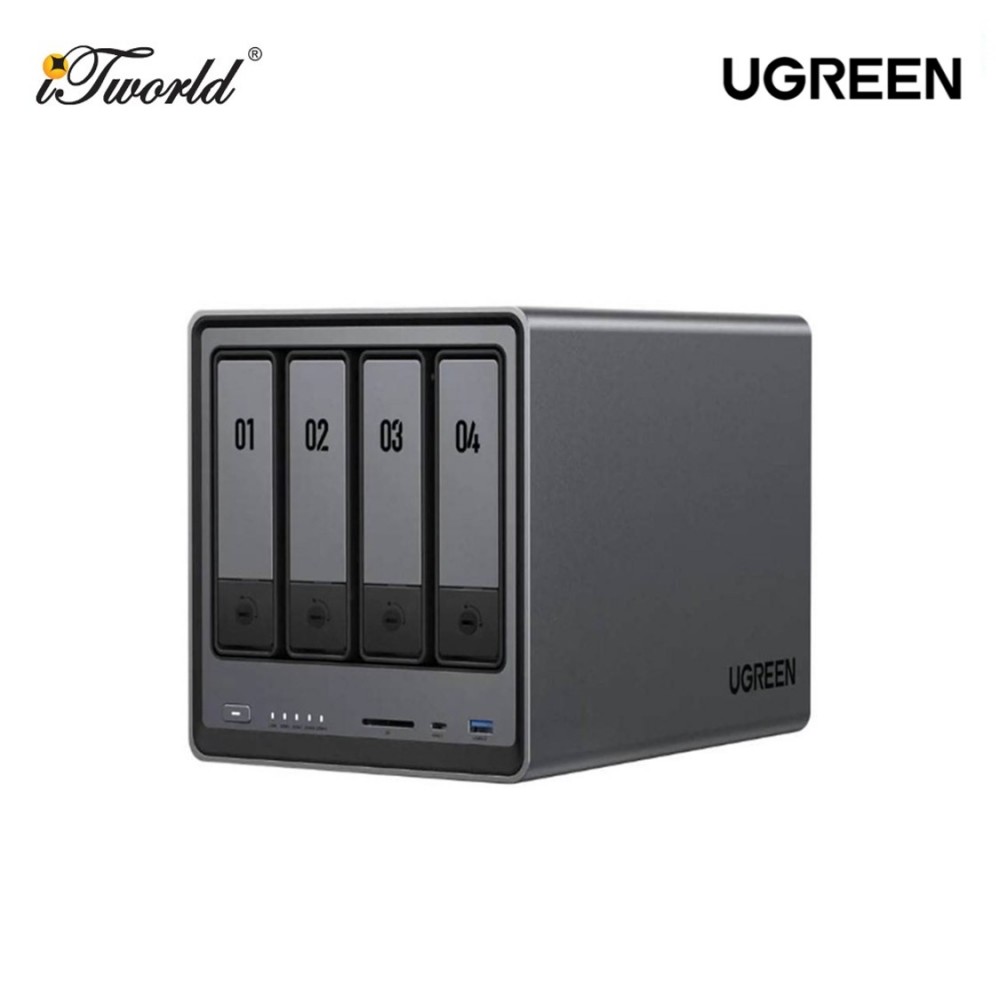 UGREEN NASync DXP4800 Plus (Intel N100,4Bay,8GB RAM,Max Storage 136TB,Device Warranty 2yrs)