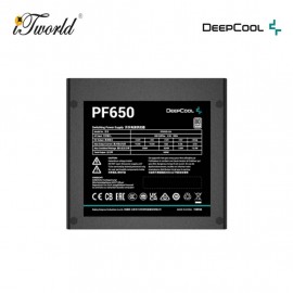 Deepcool PF650 80Plus White Power Supply