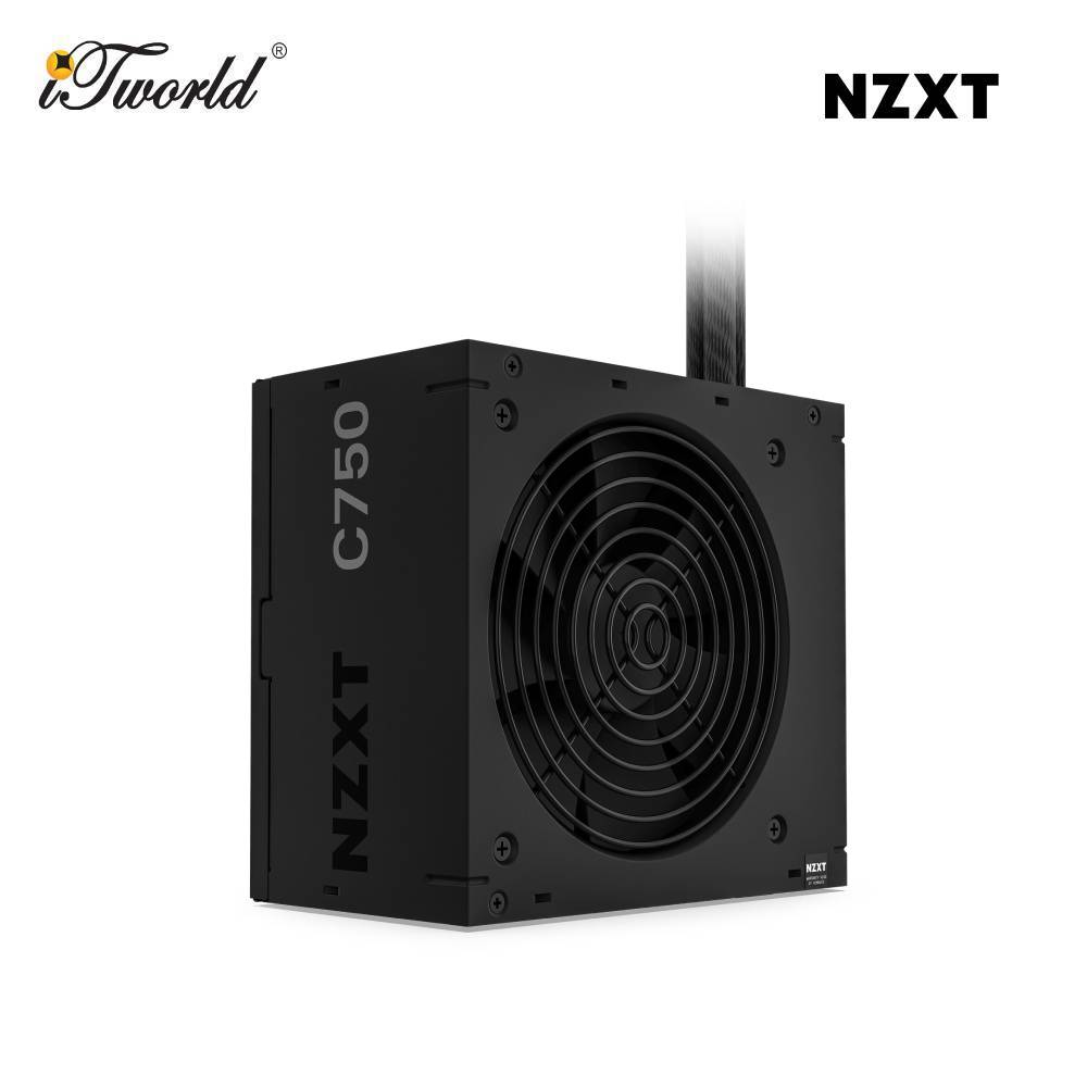NZXT C750 - 750W ATX Non-modular 80+ Bronze (UK) Power Supply (PA-7B2BB-UK)