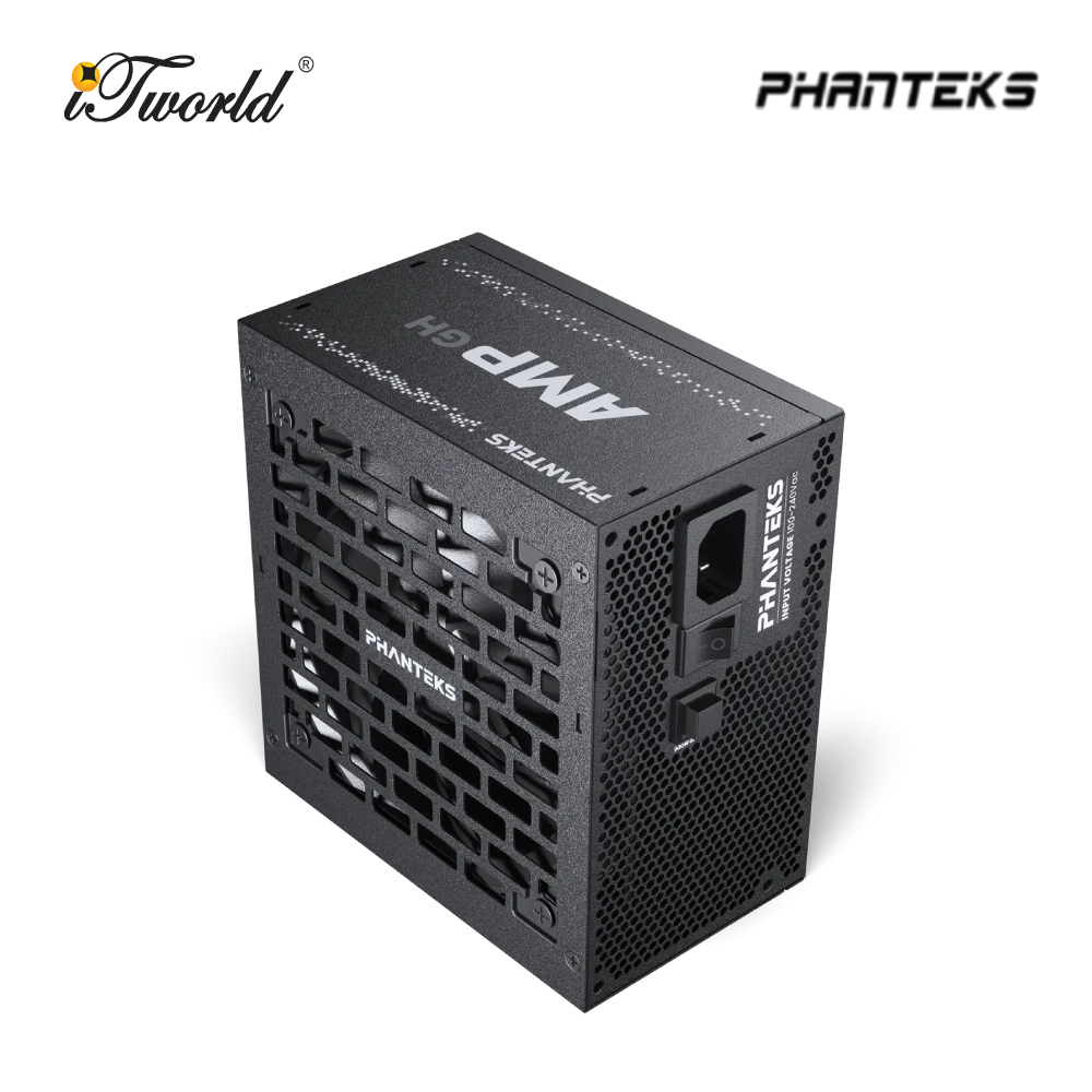 Phanteks AMP GH 850W 80+ Gold ATX 3.1 PCIe 5.1 Full Modular Power Supply Black (PH-P850GH_BK01_UK)