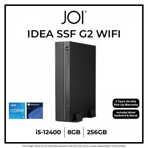 JOI IDEA SSF G2 DESKTOP PC ( CORE I5-12400, 8GB, 256GB, Intel, W11P )