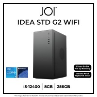 JOI IDEA STD WIFI G2 DESKTOP PC ( CORE I5-12400, 8GB, 256GB, Intel, W11P 