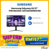 Samsung Odyssey G3 27” FHD Monitor LS27AG320NEXXM