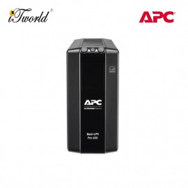 【Preorder ETA 8-12 Weeks】APC Back UPS Pro BR 650VA, 6 Outlets, AVR, LCD Interface BR650MI - Black