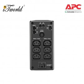 APC Back UPS Pro BR 650VA, 6 Outlets, AVR, LCD Interface BR650MI - Black