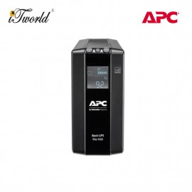 APC Back UPS Pro BR 900VA, 6 Outlets, AVR, LCD Interface BR900MI - Black