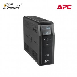 APC Back UPS Pro BR 1200VA, Sinewave, 8 Outlets, AVR, LCD Interface BR1200SI - Black