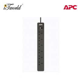 APC SurgeArrest Essential Surge Protector, 6x Outlets - 2M (PME6B-UK)