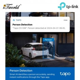 TP-Link Tapo C510W Outdoor Pan/Tilt Security Wi-Fi Camera – White