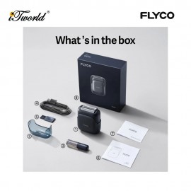 FLYCO Portable Electric Shaver Foil FS685UK - Black
