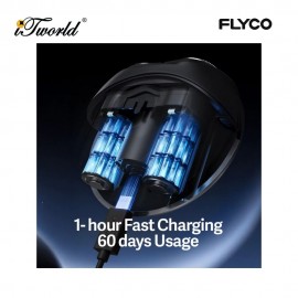 FLYCO Portable Electric Shaver (Rotary) FS891UK - Silver