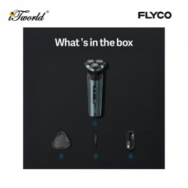 FLYCO Electric Shaver (Rotary) FS929UK - Black