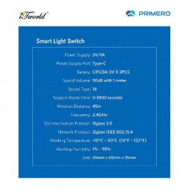 PRIMERO Smart Audible Alarm-Pza-01 9551017230184